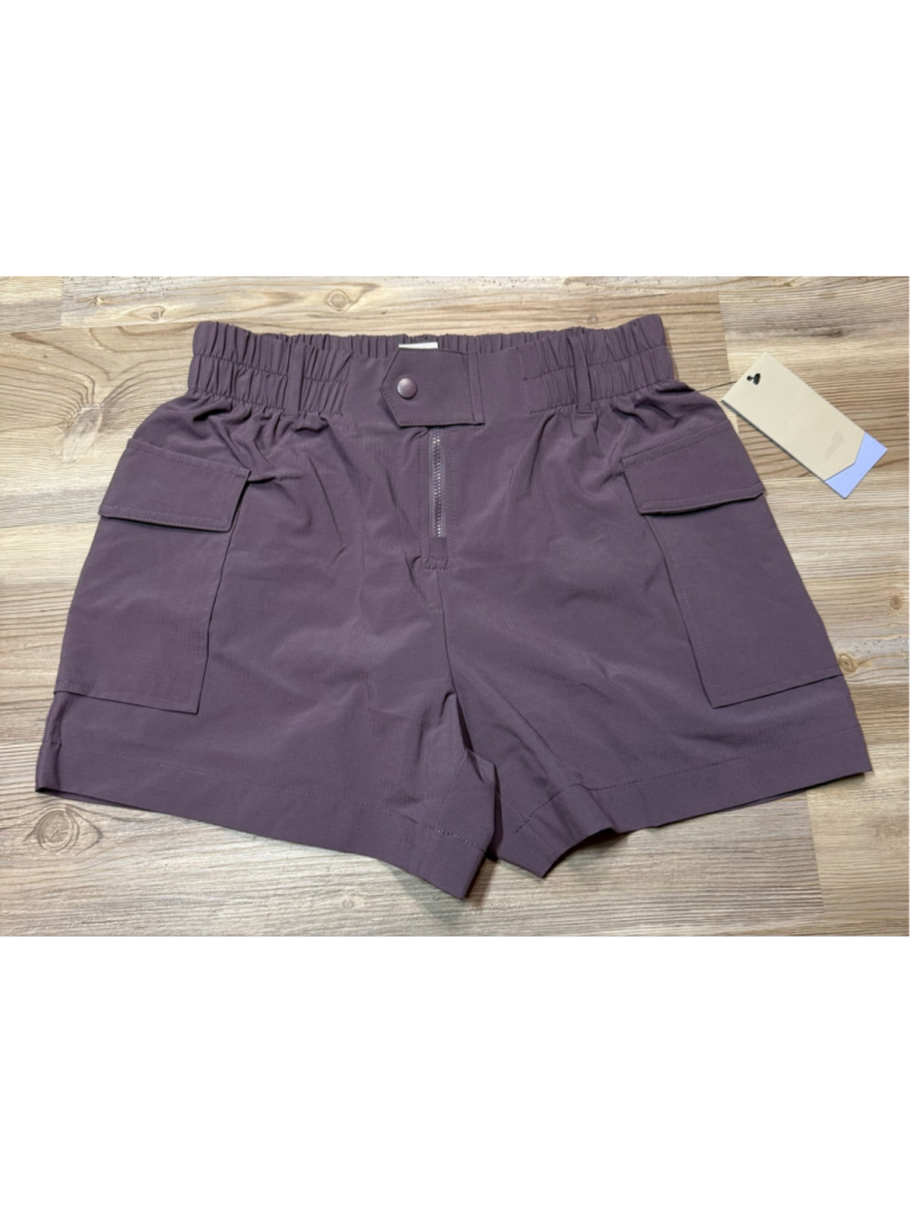 Women's AVIA Purple Cargo Outdoor Shorts S